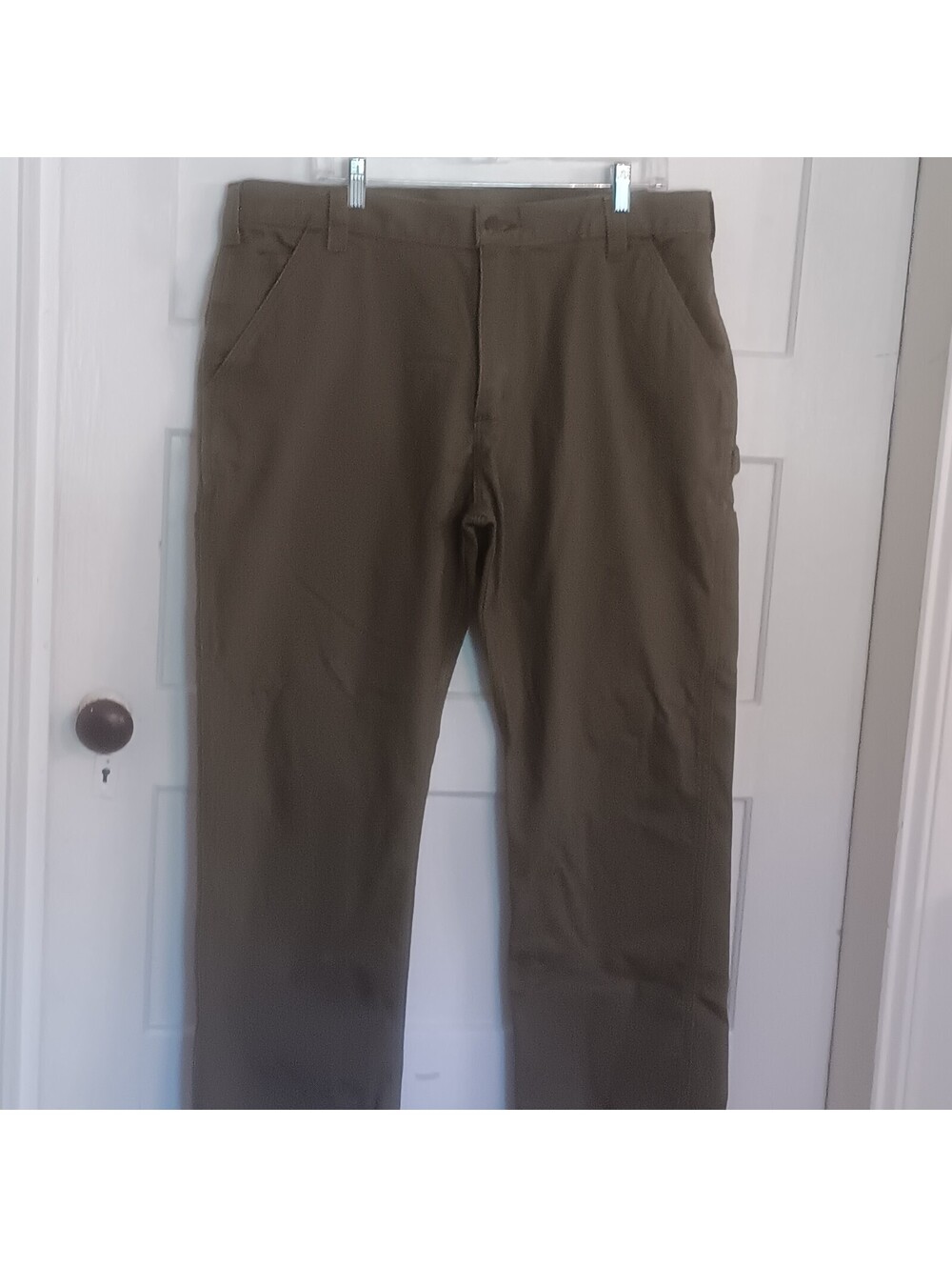 Men's Carhartt 38 x 30 100135 Green Rigby Cargo Work Pants